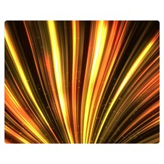 Energy Flash Futuristic Glitter Double Sided Flano Blanket (medium)  by Dutashop