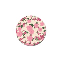 Floral Vintage Flowers Golf Ball Marker (4 Pack) by Dutashop