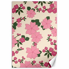 Floral Vintage Flowers Canvas 20  X 30 