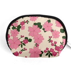 Floral Vintage Flowers Accessory Pouch (medium) by Dutashop