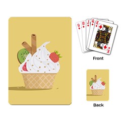 Ice Cream Dessert Summer Playing Cards Single Design (rectangle) by Dutashop