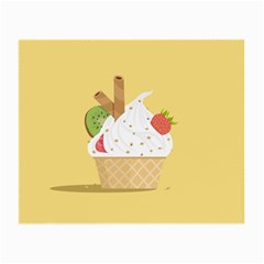 Ice Cream Dessert Summer Small Glasses Cloth (2 Sides) by Dutashop