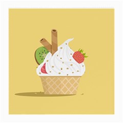 Ice Cream Dessert Summer Medium Glasses Cloth (2 Sides) by Dutashop