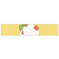 Ice Cream Dessert Summer Small Flano Scarf by Dutashop