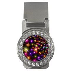 Star Colorful Christmas Abstract Money Clips (cz)  by Dutashop