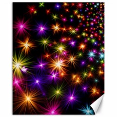 Star Colorful Christmas Abstract Canvas 16  X 20  by Dutashop