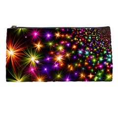 Star Colorful Christmas Abstract Pencil Case by Dutashop