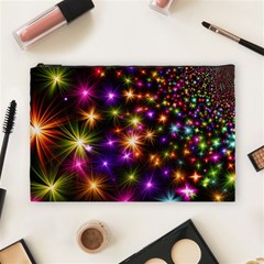 Star Colorful Christmas Abstract Cosmetic Bag (large) by Dutashop