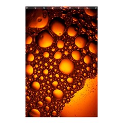 Bubbles Abstract Art Gold Golden Shower Curtain 48  X 72  (small)  by Dutashop