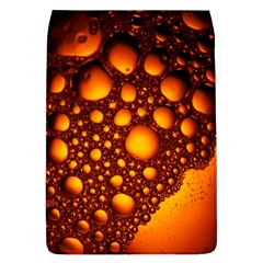 Bubbles Abstract Art Gold Golden Removable Flap Cover (l) by Dutashop