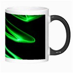 Green Light Painting Zig-zag Morph Mugs Right