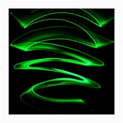 Green Light Painting Zig-zag Medium Glasses Cloth (2 Sides) by Dutashop