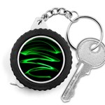 Green Light Painting Zig-zag Measuring Tape Front