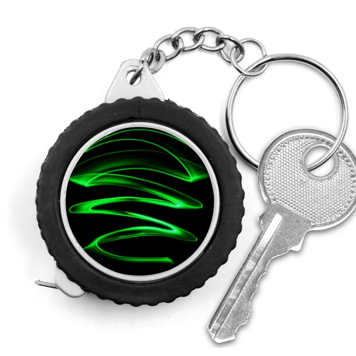 Green Light Painting Zig-zag Measuring Tape