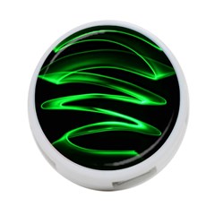 Green Light Painting Zig-zag 4-port Usb Hub (one Side) by Dutashop