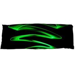 Green Light Painting Zig-zag Body Pillow Case Dakimakura (two Sides) by Dutashop