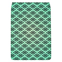 Pattern Texture Geometric Pattern Green Removable Flap Cover (l) by Dutashop