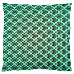 Pattern Texture Geometric Pattern Green Standard Flano Cushion Case (one Side) by Dutashop