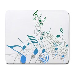 Music Notes Large Mousepads