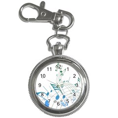 Music Notes Key Chain Watches