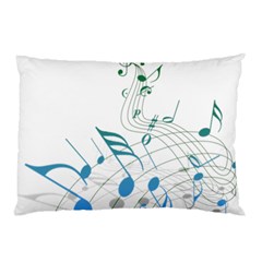 Music Notes Pillow Case (two Sides)