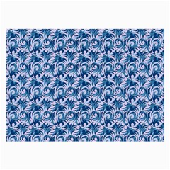 Blue Pattern Scrapbook Large Glasses Cloth