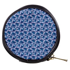 Blue Pattern Scrapbook Mini Makeup Bag