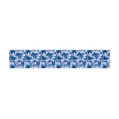 Blue Pattern Scrapbook Flano Scarf (mini)