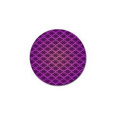 Pattern Texture Geometric Patterns Purple Golf Ball Marker by Dutashop