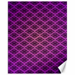 Pattern Texture Geometric Patterns Purple Canvas 16  X 20  by Dutashop