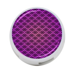 Pattern Texture Geometric Patterns Purple 4-port Usb Hub (two Sides) by Dutashop