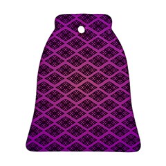 Pattern Texture Geometric Patterns Purple Ornament (bell)