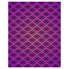 Pattern Texture Geometric Patterns Purple Drawstring Bag (small)