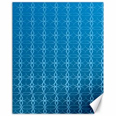 Background Texture Pattern Blue Canvas 16  X 20  by Dutashop