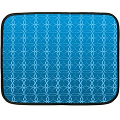 Background Texture Pattern Blue Fleece Blanket (mini)