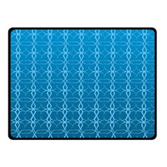 Background Texture Pattern Blue Fleece Blanket (small) by Dutashop