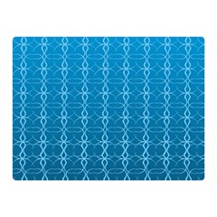 Background Texture Pattern Blue Double Sided Flano Blanket (mini)  by Dutashop