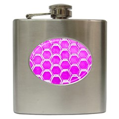 Hexagon Windows  Hip Flask (6 Oz) by essentialimage365