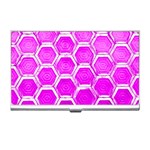 Hexagon Windows  Business Card Holder Front