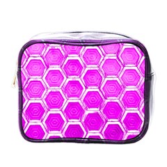 Hexagon Windows  Mini Toiletries Bag (one Side) by essentialimage365