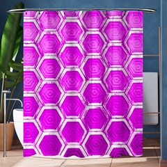 Hexagon Windows  Shower Curtain 60  X 72  (medium)  by essentialimage365