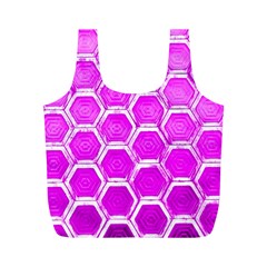 Hexagon Windows  Full Print Recycle Bag (m) by essentialimage365