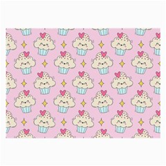 Kawaii Cupcake Large Glasses Cloth by lisamaisak