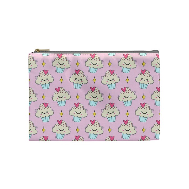 kawaii cupcake Cosmetic Bag (Medium)