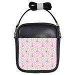 kawaii cupcake Girls Sling Bag Front