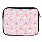 kawaii cupcake Apple iPad 2/3/4 Zipper Cases Front