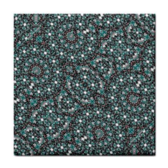 Intricate Texture Ornate Camouflage Pattern Tile Coaster by dflcprintsclothing