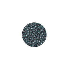 Intricate Texture Ornate Camouflage Pattern 1  Mini Buttons by dflcprintsclothing