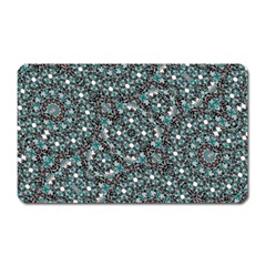 Intricate Texture Ornate Camouflage Pattern Magnet (rectangular) by dflcprintsclothing