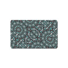 Intricate Texture Ornate Camouflage Pattern Magnet (name Card) by dflcprintsclothing